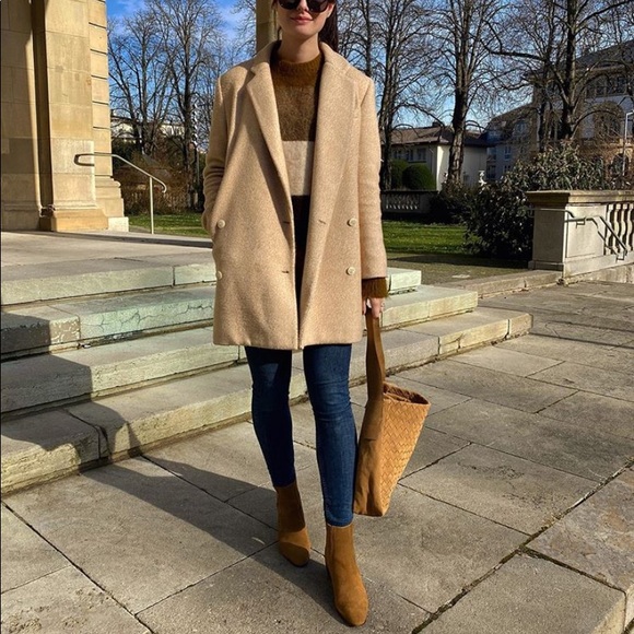 Zara Mid-Height Leather ankle boots size 7.5 - Picture 4 of 13